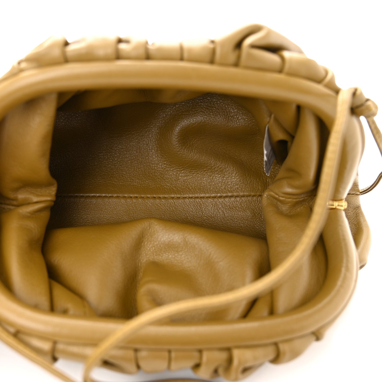Butter Calfskin The Mini Pouch Moutarde