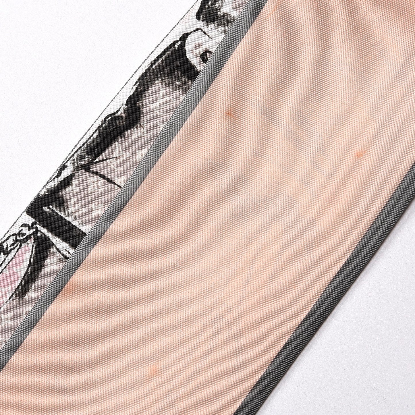 Silk Monogram Trunks Bandeau Rose Poudre