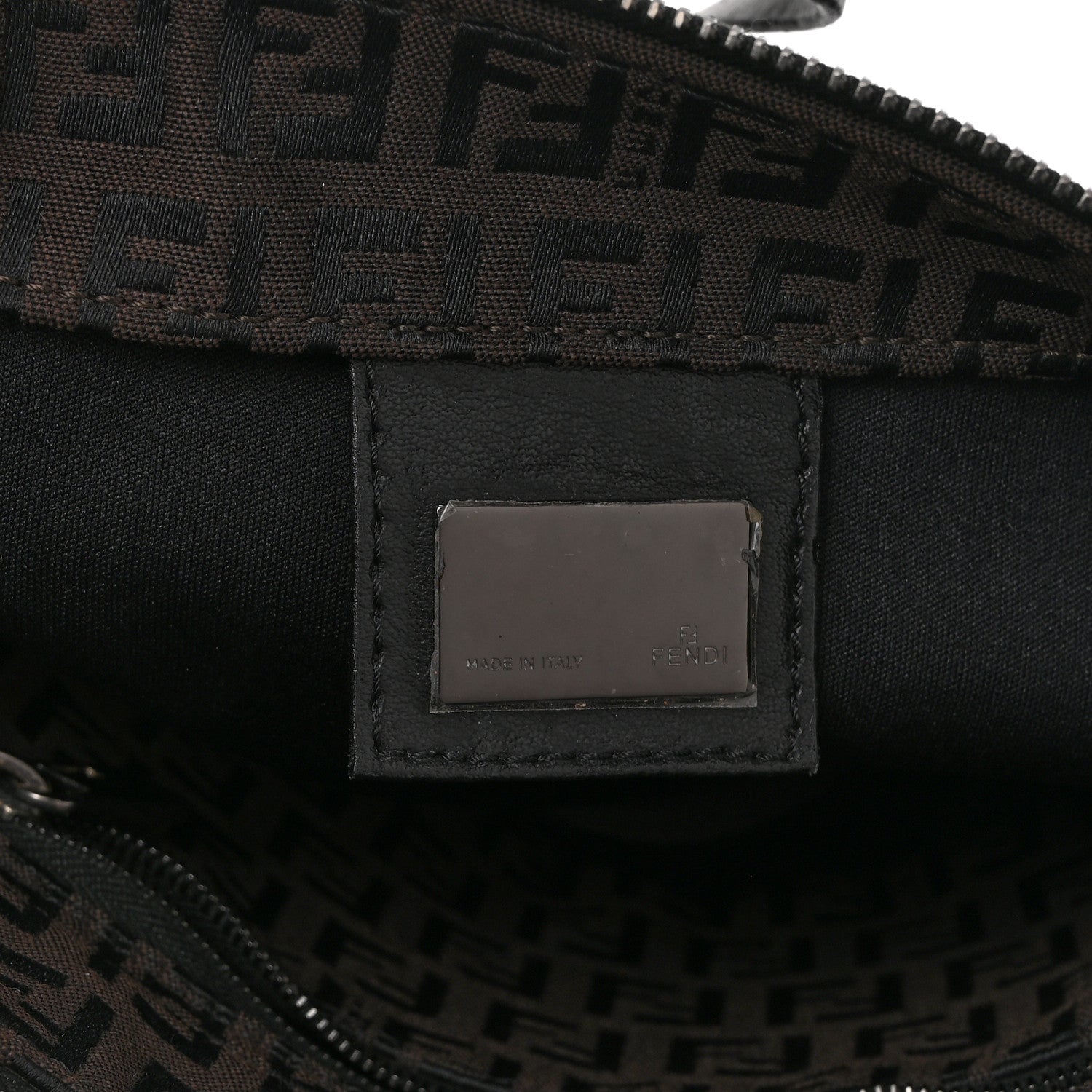 Fendi Zucchino Roll Tote Black 6 of 10