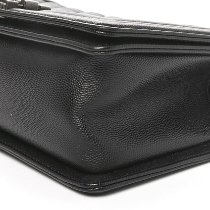 Chanel Caviar Quilted Medium Boy Flap Black 10 of 11