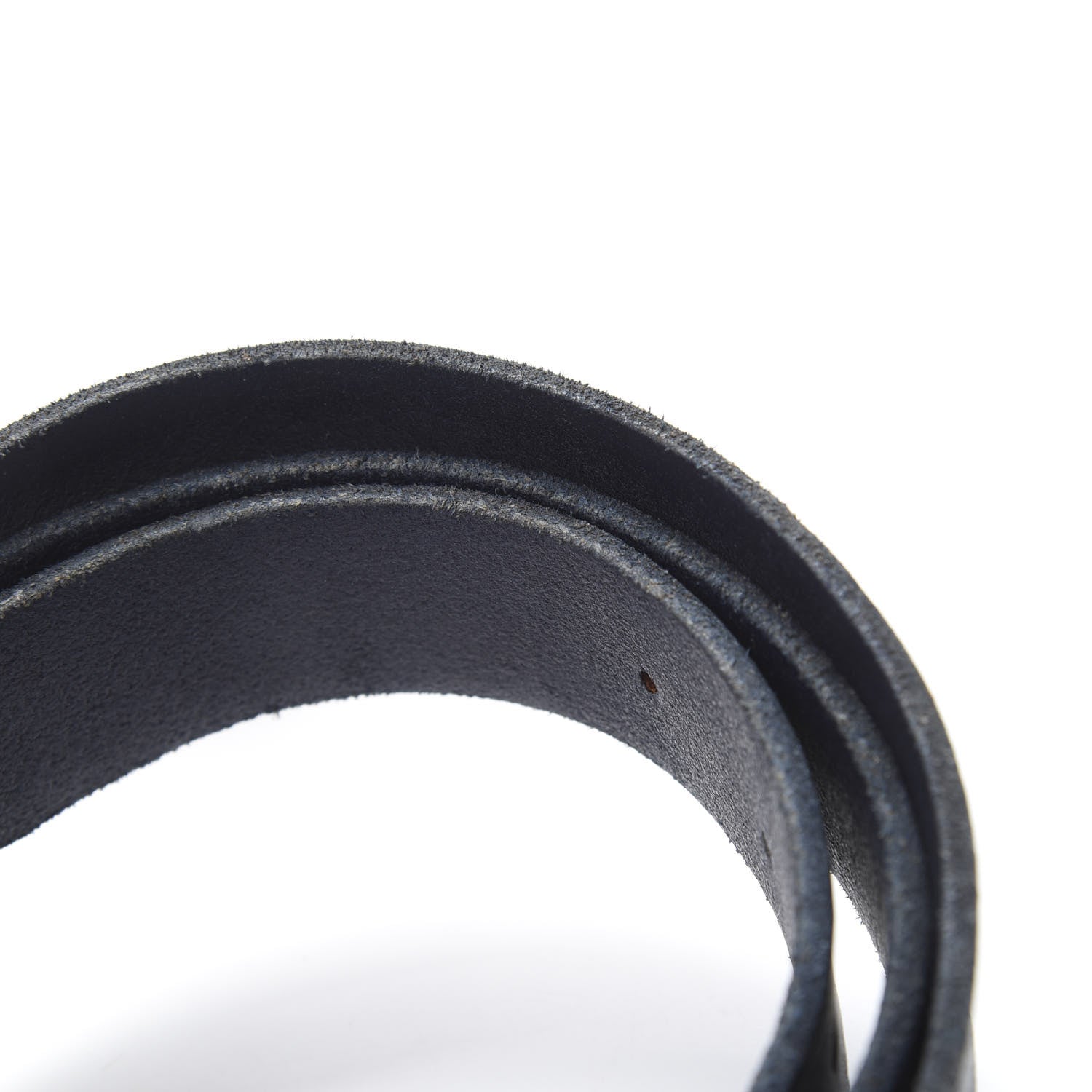 Gucci Cuoio Toscano Nickel Double G 30mm Belt 95 38 Blue 6 of 8
