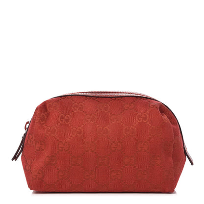 Gucci Monogram Large Cosmetic Case Red 1 of 7