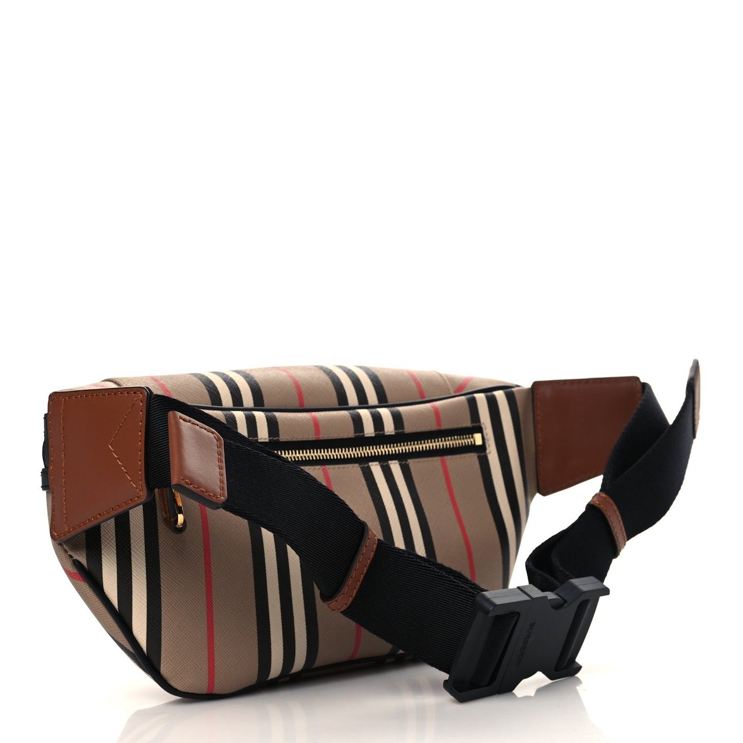 E-Canvas Icon Stripe Sonny Bum Bag Archive Beige