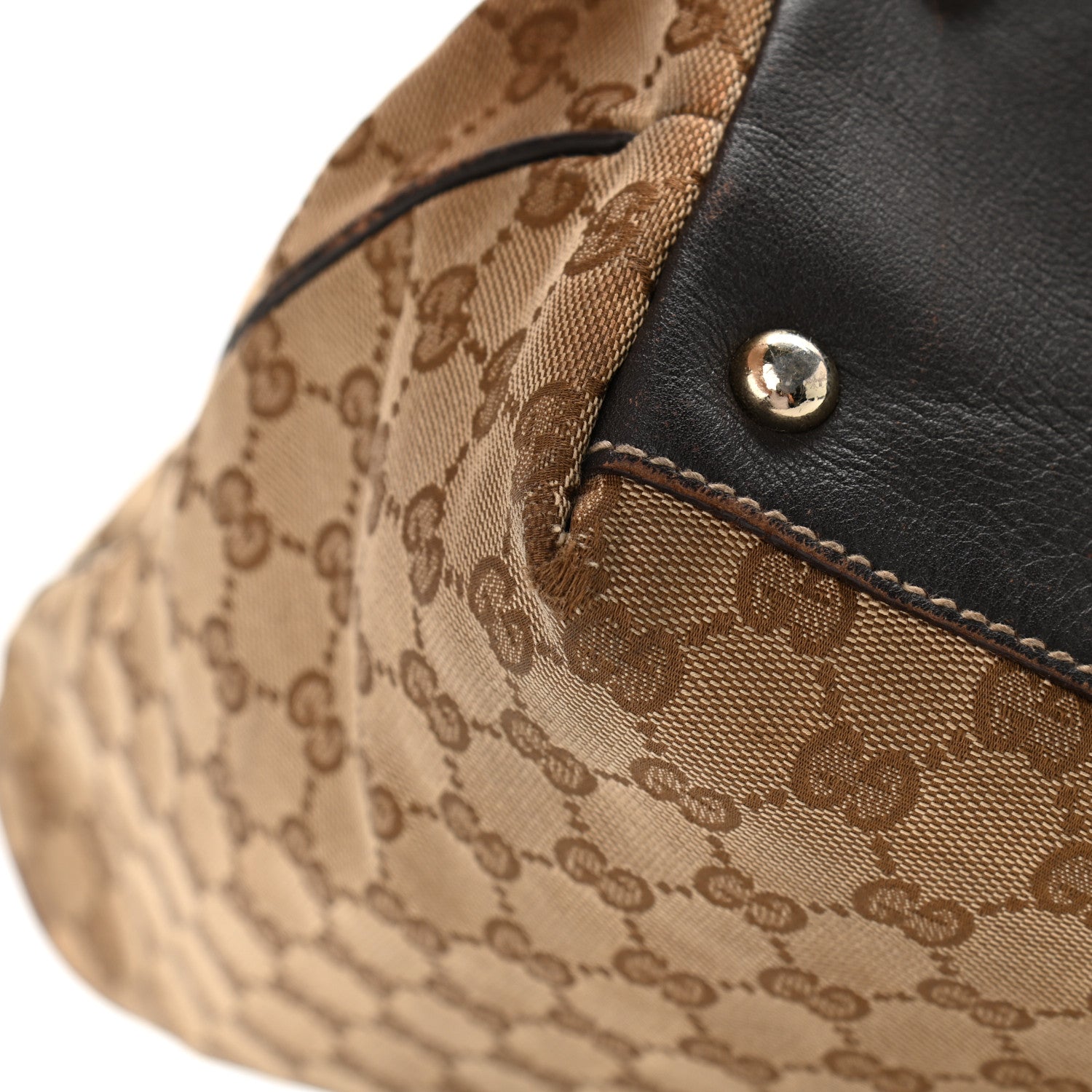 Gucci Monogram Large New Britt Tote Brown 11 of 15