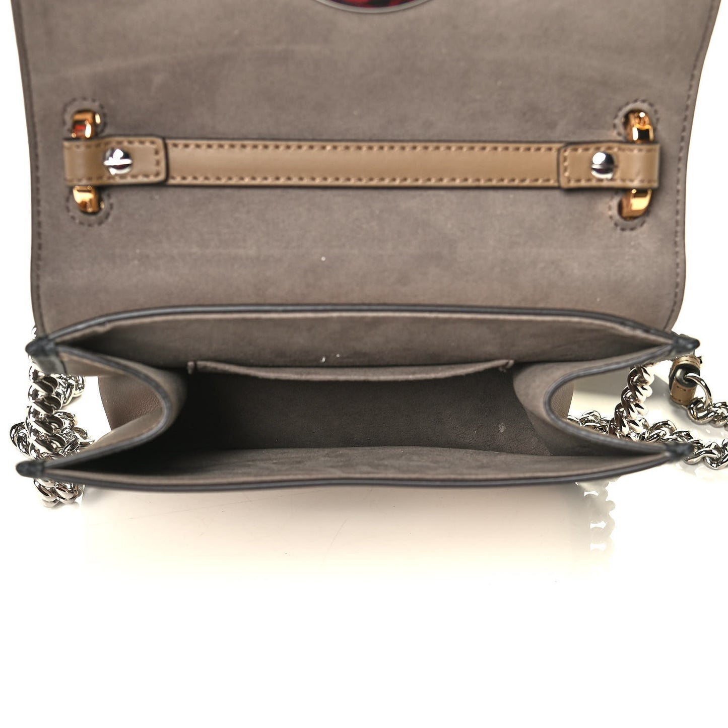 Vitello Century F is Fendi Small Kan I Shoulder Bag Maya Camelia Multicolor