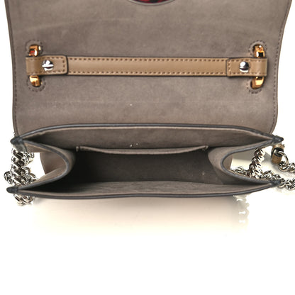 Fendi Vitello Century F is Fendi Small Kan I Shoulder Bag Maya Camelia Multicolor 4 of 5