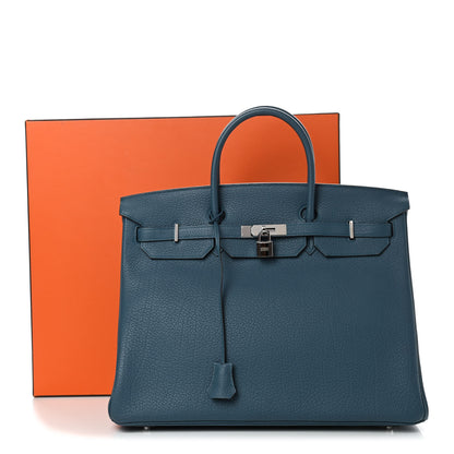 Hermes Fjord Birkin 40 Bleu Tempete 11 of 11