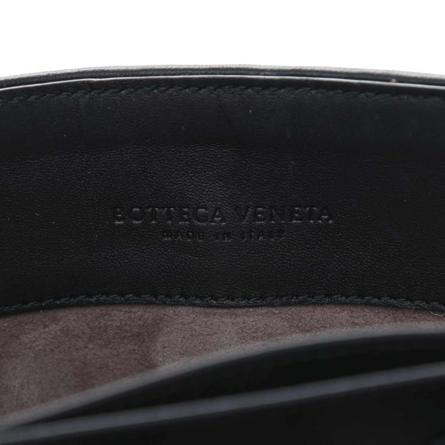 Nappa Intrecciato Baby Olimpia Shoulder Bag Black