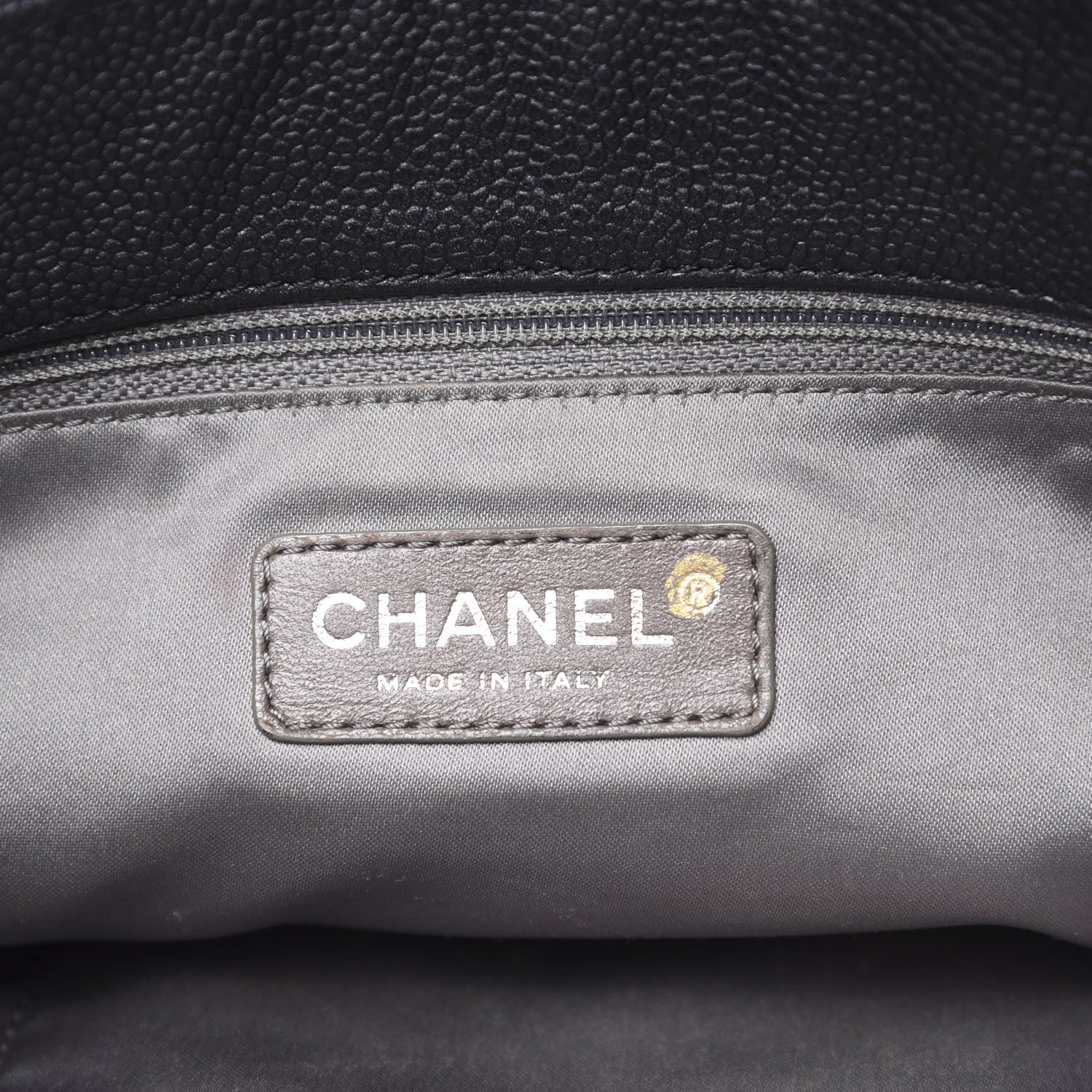 Chanel Glazed Caviar Coco Rider Flap Hobo Dark Grey 7 of 11