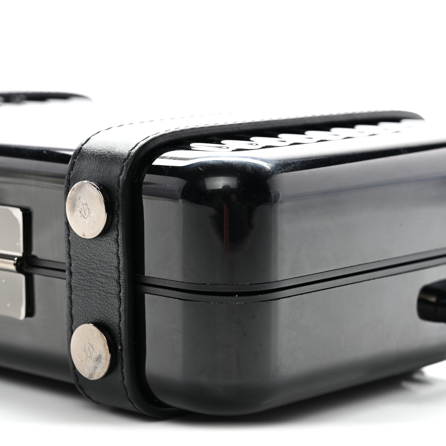 Christian Dior X RIMOWA Aluminum Personal Clutch On Strap Black 9 of 11