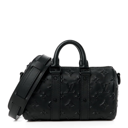 Louis Vuitton Monogram Seal Keepall XS Black 1 of 10