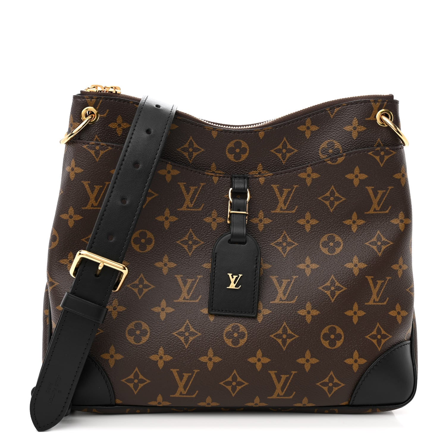 Louis Vuitton Monogram Odeon MM Black 1 of 10