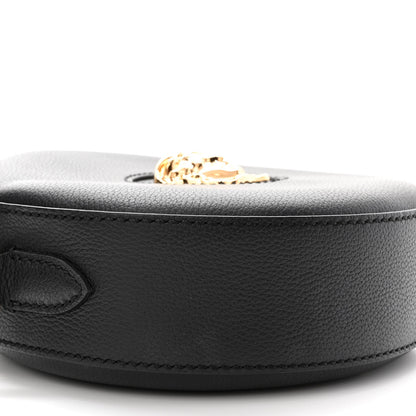 Versace Calfskin La Medusa Round Camera Bag Black 7 of 10