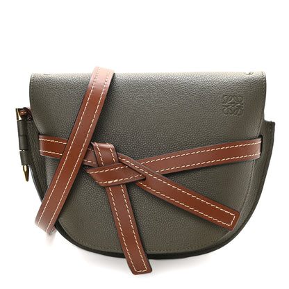 Loewe Calfskin Medium Gate Crossbody Bag Khaki Green 1 of 10