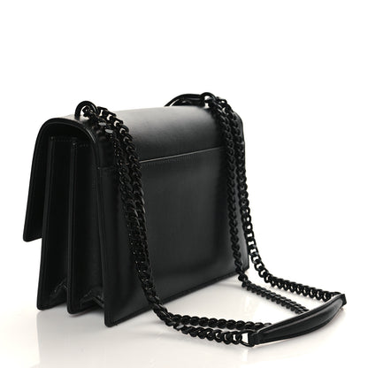 Saint Laurent Calfskin Medium Monogram Sunset Black 3 of 9