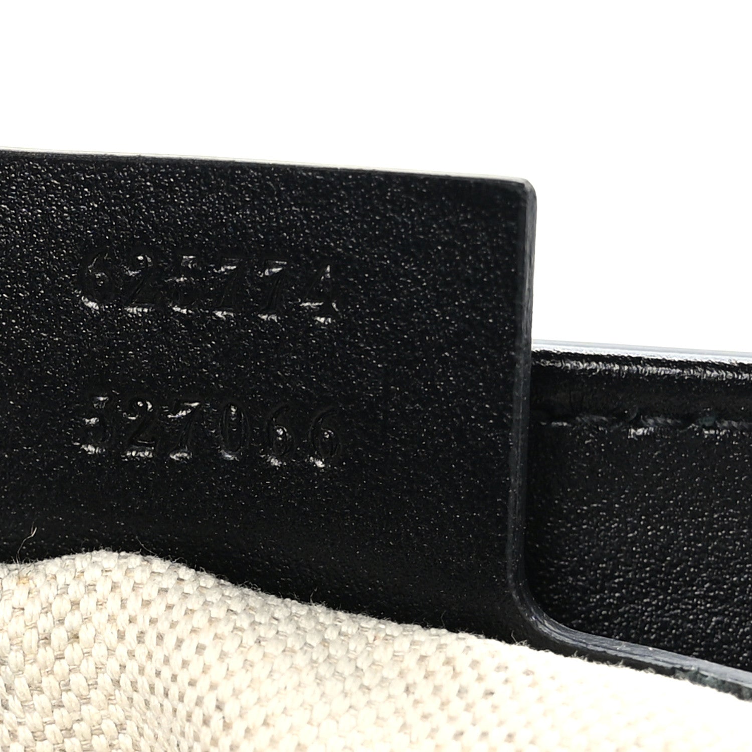 Gucci Calfskin GG Tennis Embossed Tote Bag Black 7 of 9