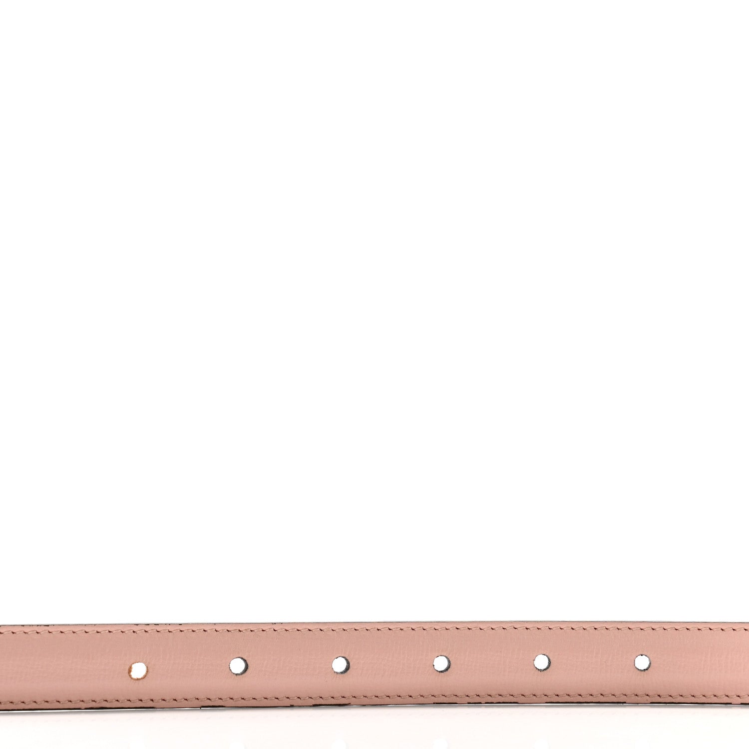 Gucci Azalea Calfskin Enamel Monochrome Double G 20mm Belt 85 34 Perfect Pink 3 of 9