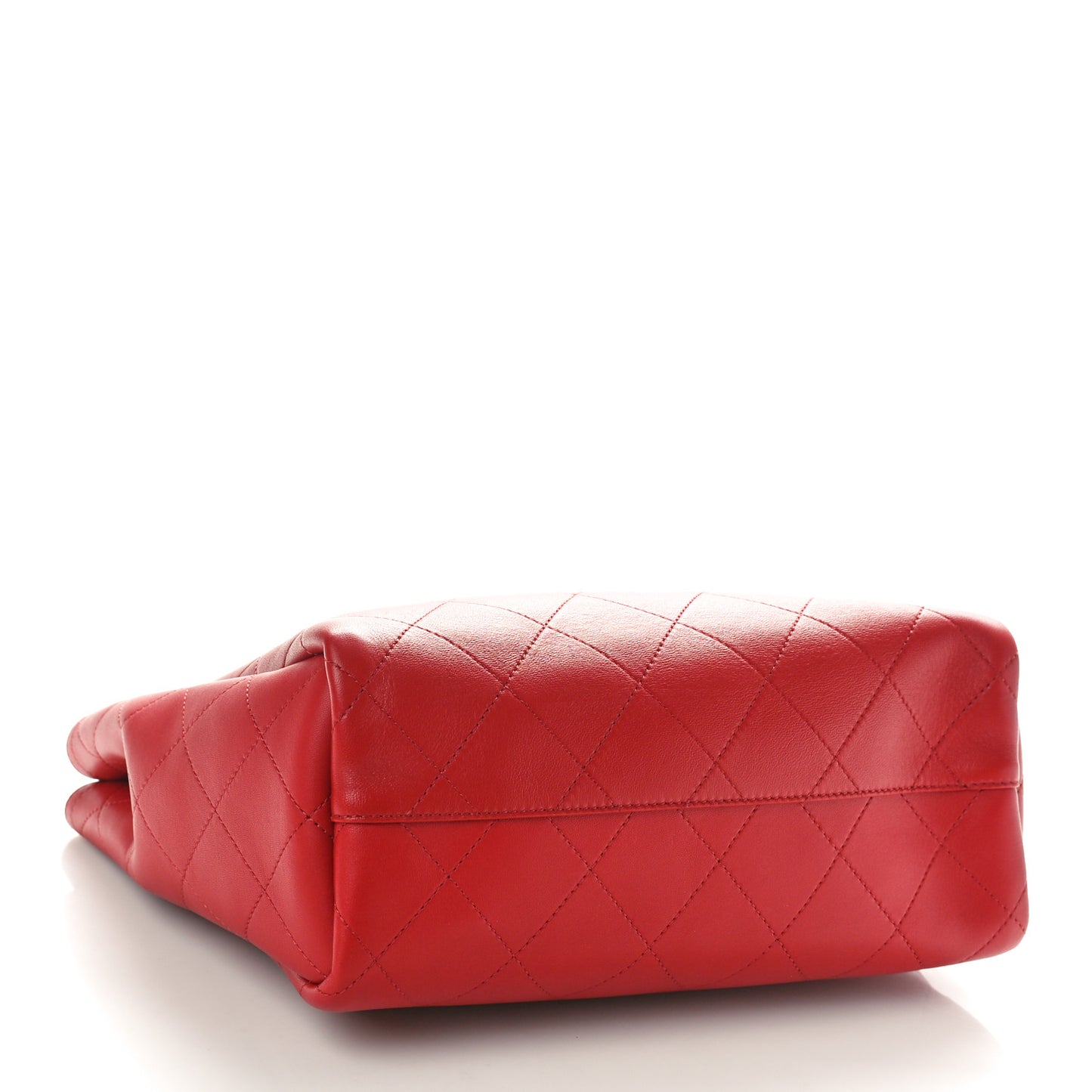 Bullskin Stitched Medium Shopping Bag Red