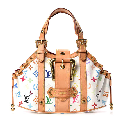 Louis Vuitton Monogram Multicolor Theda GM White 1 of 9