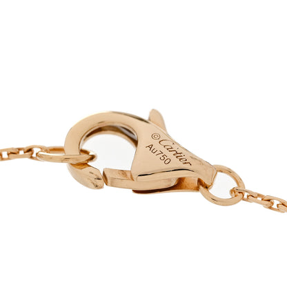 Cartier 18K Yellow Gold Diamond Chrysoprase Amulette de Cartier Bracelet 4 of 5
