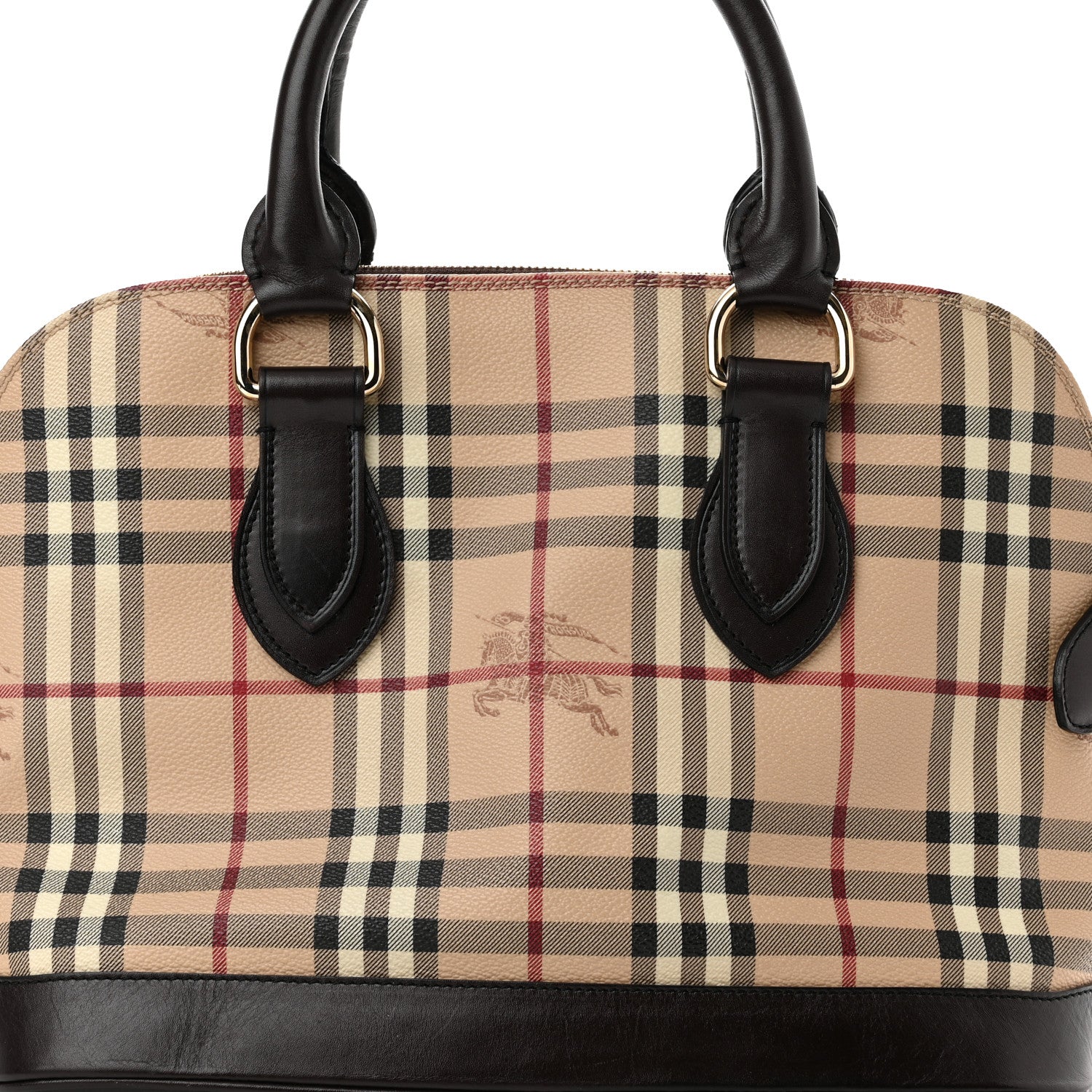 Burberry Haymarket Check Picadilly Bowler Brown 9 of 11