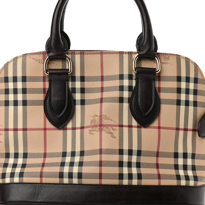 Burberry Haymarket Check Picadilly Bowler Brown 9 of 11