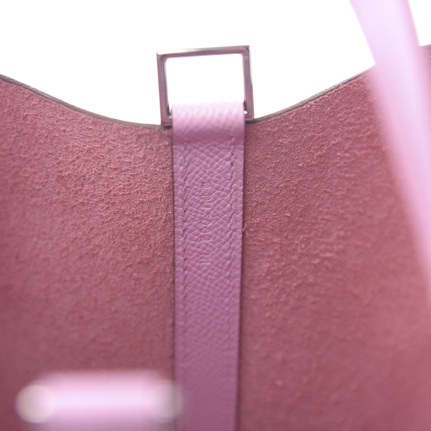Hermes Epsom Tressage De Cuir Picotin Lock 22 MM Mauve Sylvestre Rouge H Jaune De Naples 7 of 13