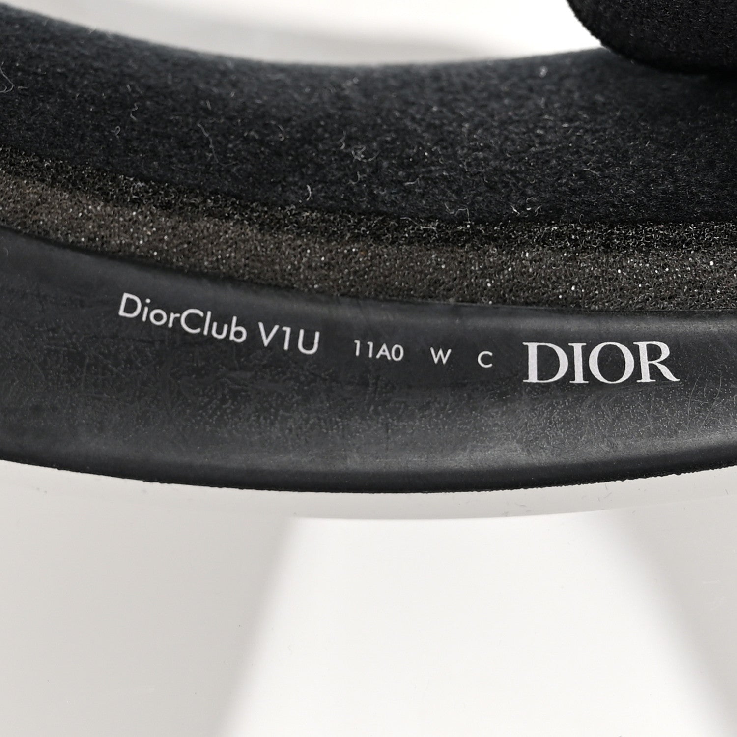Christian Dior Mirrored DiorClubV1U Sun Visor Black 9 of 10