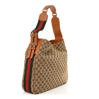Gucci Monogram Medium Heritage Shoulder Bag Light Tobacco 3 of 10