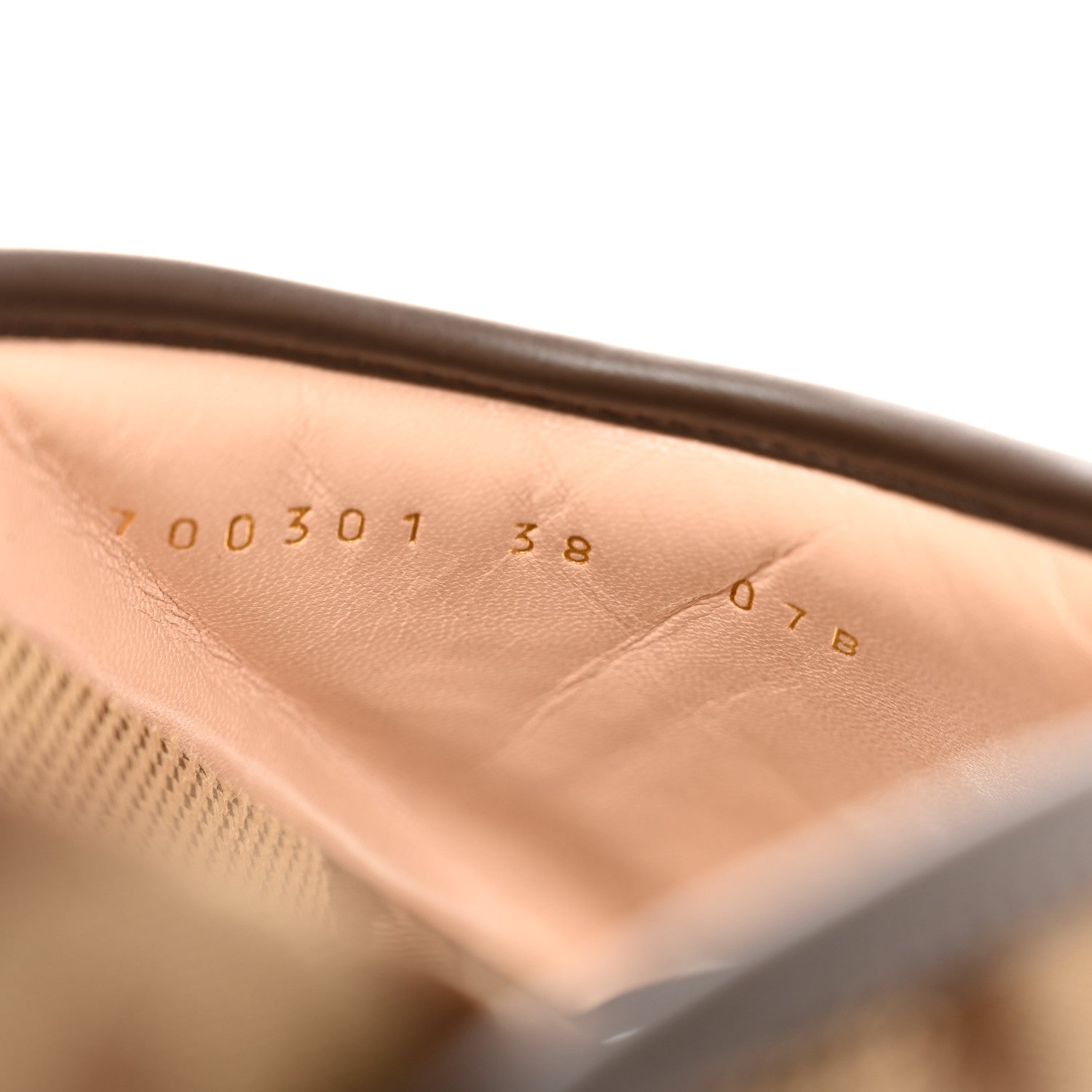 Gucci Monogram Jumbo GG Nappa Samoa Platform 40mm Slide Sandals 38 Camel Ebony New Acero 8 of 9