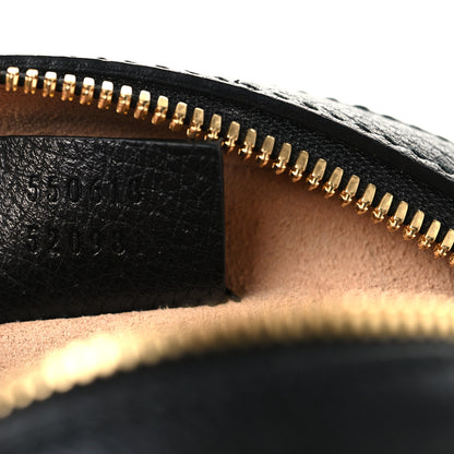 Gucci Grained Calfskin Web Mini Ophidia Round Shoulder Bag Black 7 of 10