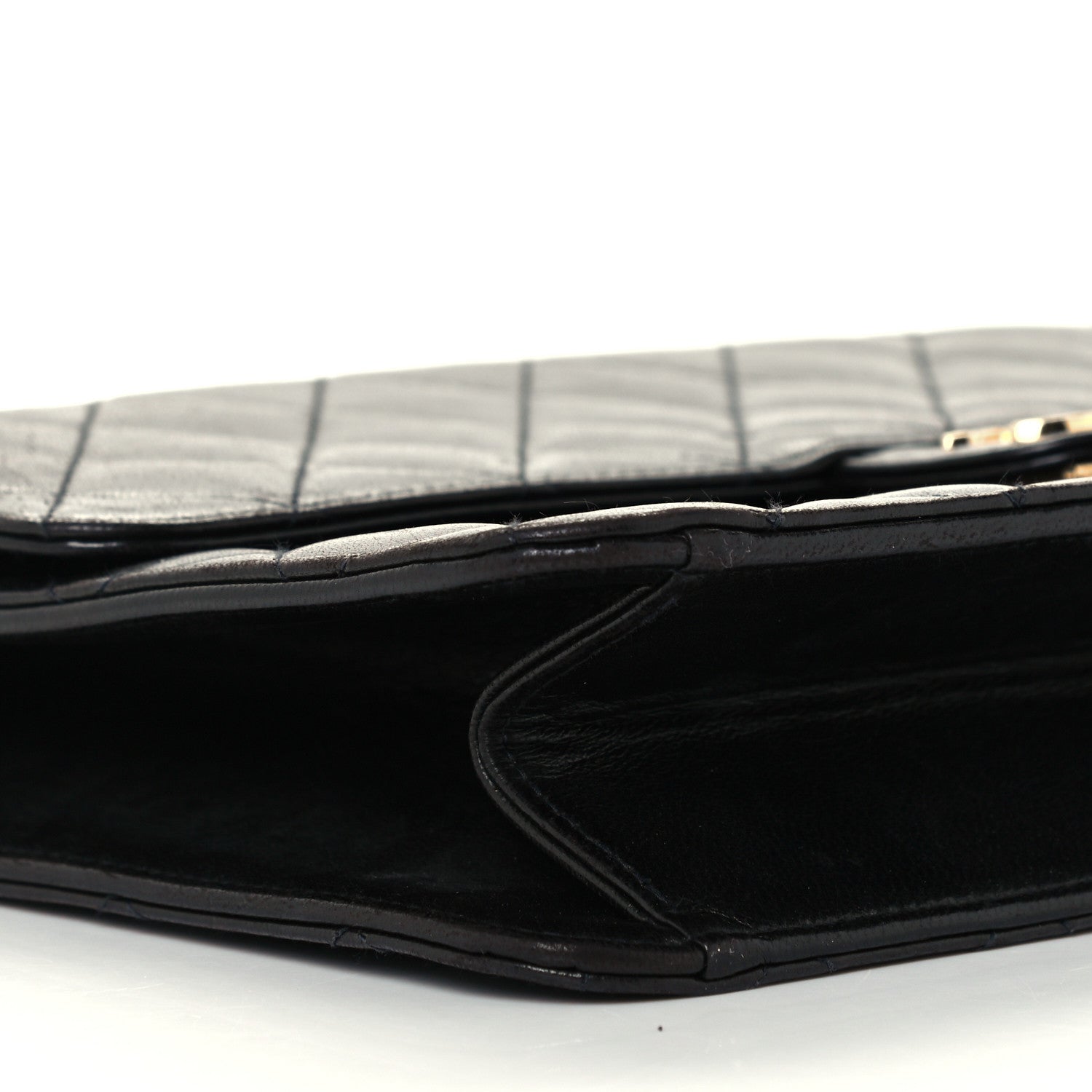 Chanel Lambskin Quilted Jumbo Single Flap Black 9 of 11