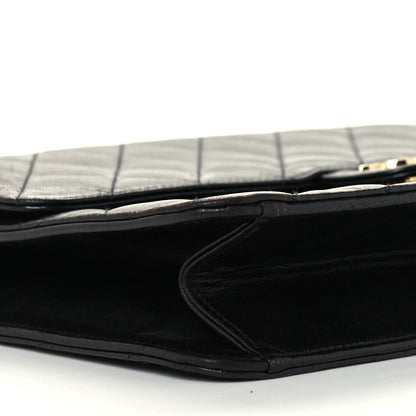 Chanel Lambskin Quilted Jumbo Single Flap Black 9 of 11