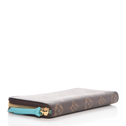 Louis Vuitton LOUIS VUITTON Monogram Clemence Wallet Turquoise 3 of 5