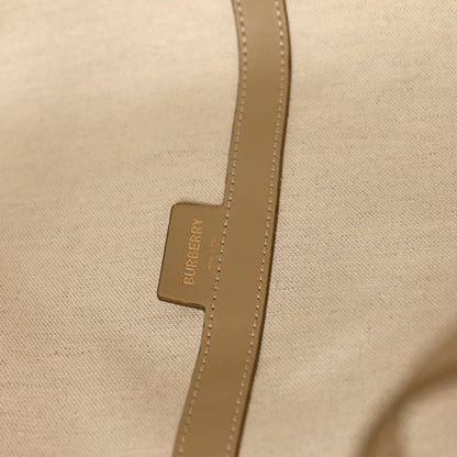 Burberry Cotton Canvas Mini Logo Horseferry Tote Bag Off White 7 of 11