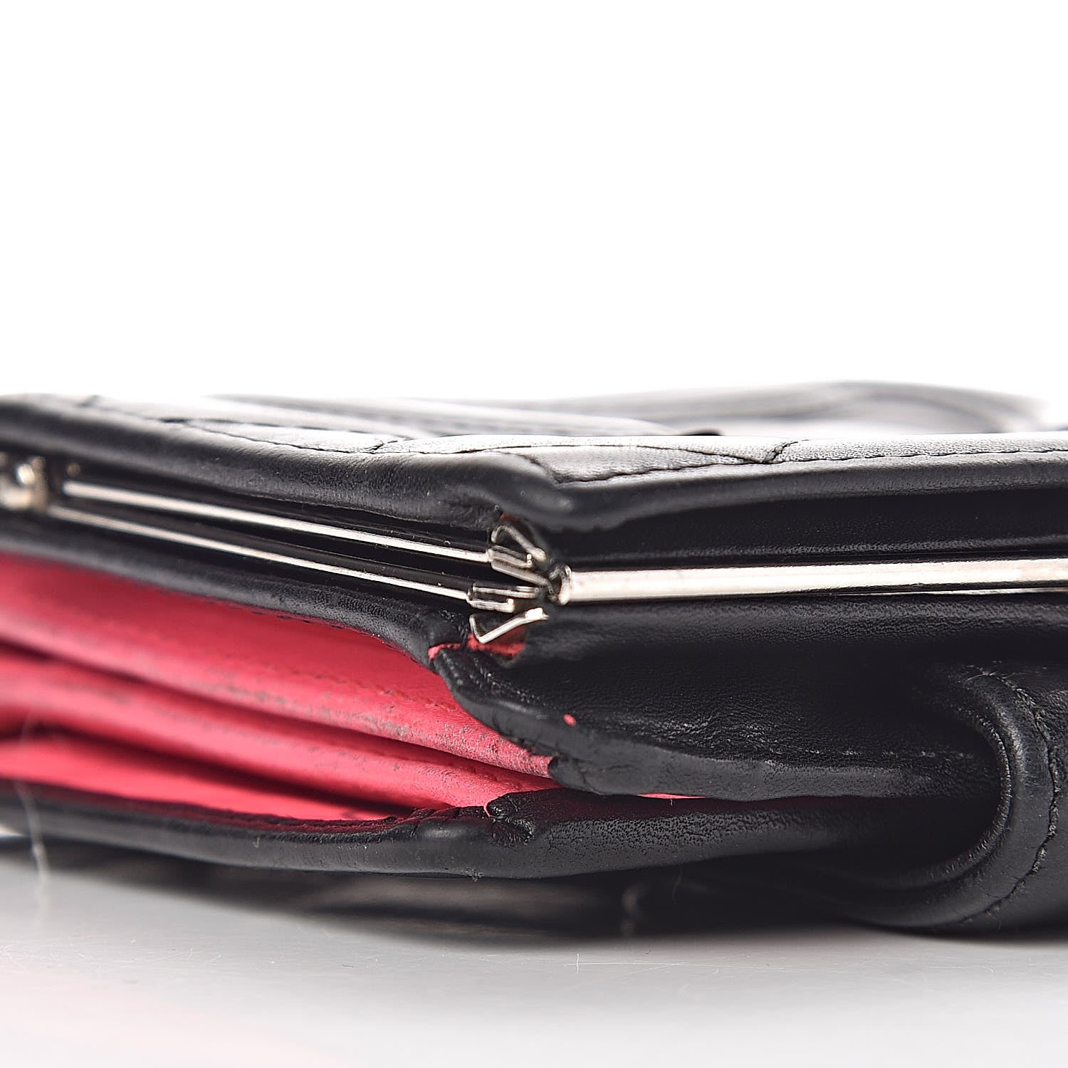 Chanel Calfskin Quilted Cambon Bi-Fold Wallet Black 10 of 18