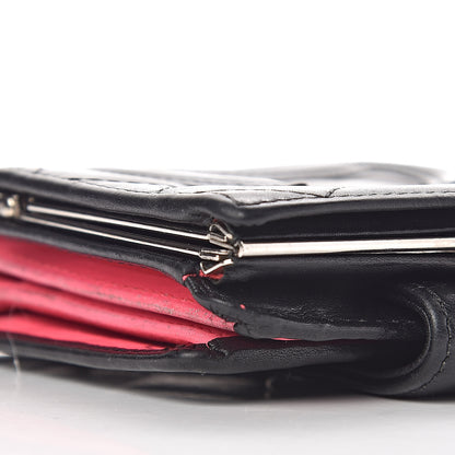 Chanel Calfskin Quilted Cambon Bi-Fold Wallet Black 10 of 18