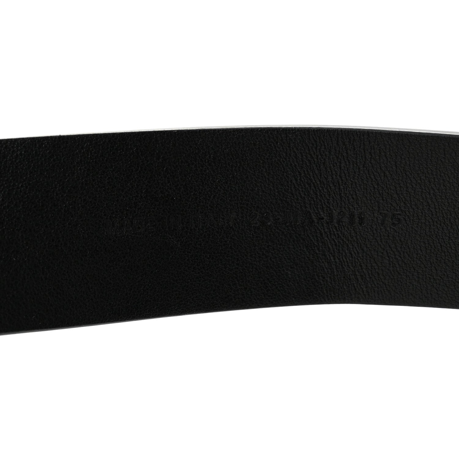 Christian Dior Calfskin 30 Montaigne 75 30 Belt Black 4 of 6