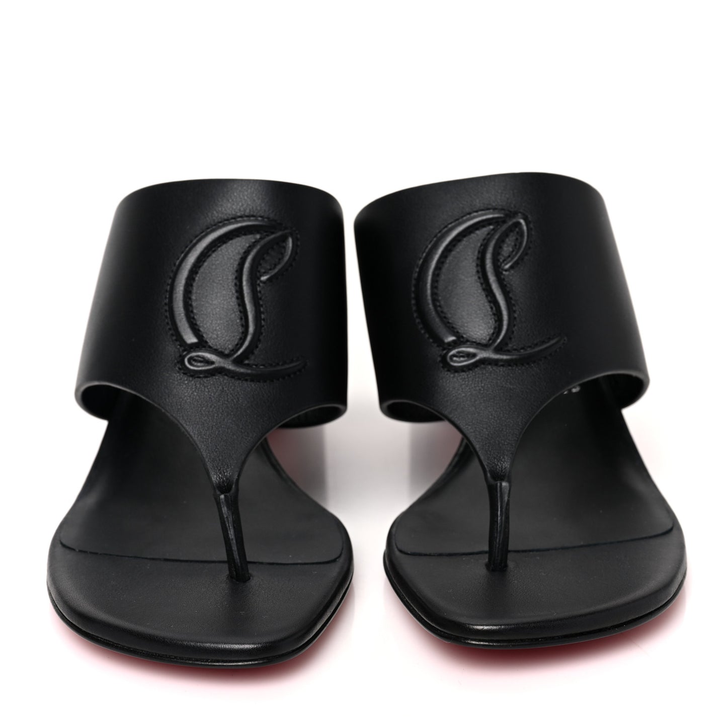 Calfskin CL Tongamule 55 Mule 39 Black