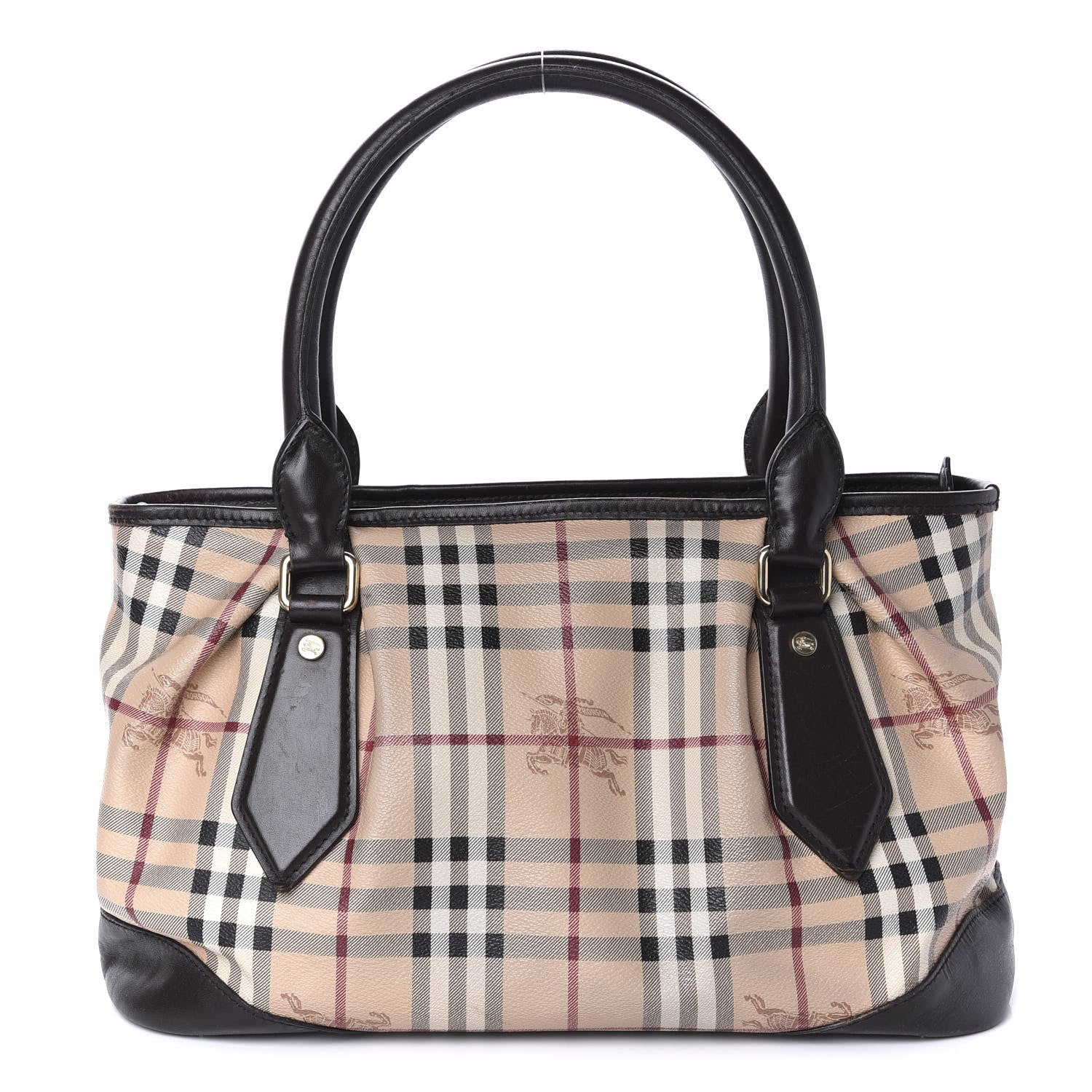 Burberry Haymarket Check Tote Chocolate 1 of 12