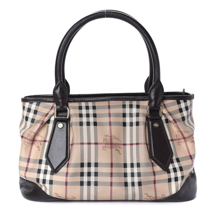 Burberry Haymarket Check Tote Chocolate 1 of 12