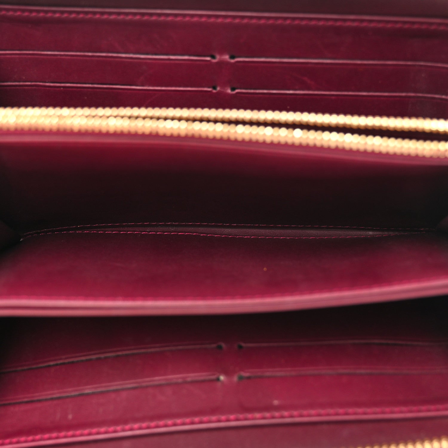 Louis Vuitton LOUIS VUITTON Vernis Zippy Wallet Rouge Fauviste 5 of 13
