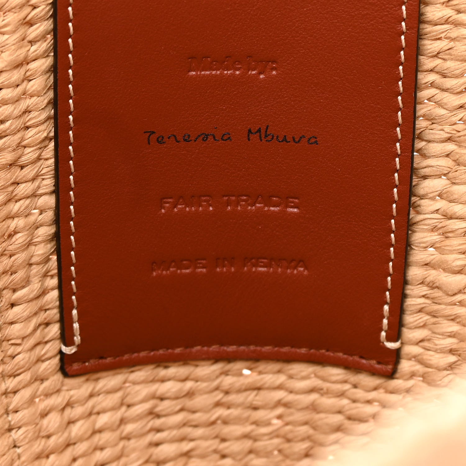 Chloe Raffia Large Woody Tote White 5 of 12