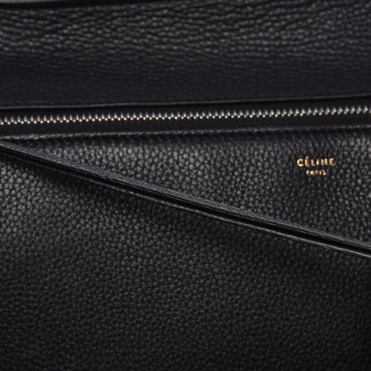 Celine Supple Calfskin Medium Edge Shoulder Bag Black 15 of 20