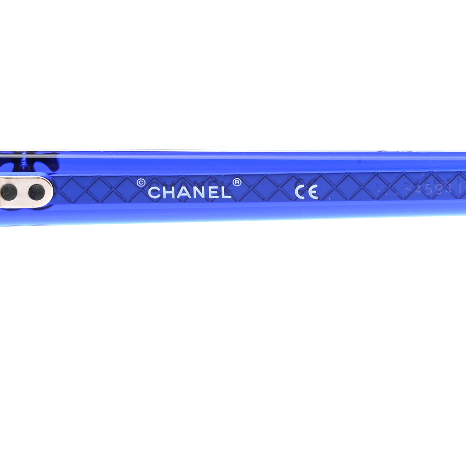 Chanel Acetate Round Sunglasses 71287A Blue 6 of 9