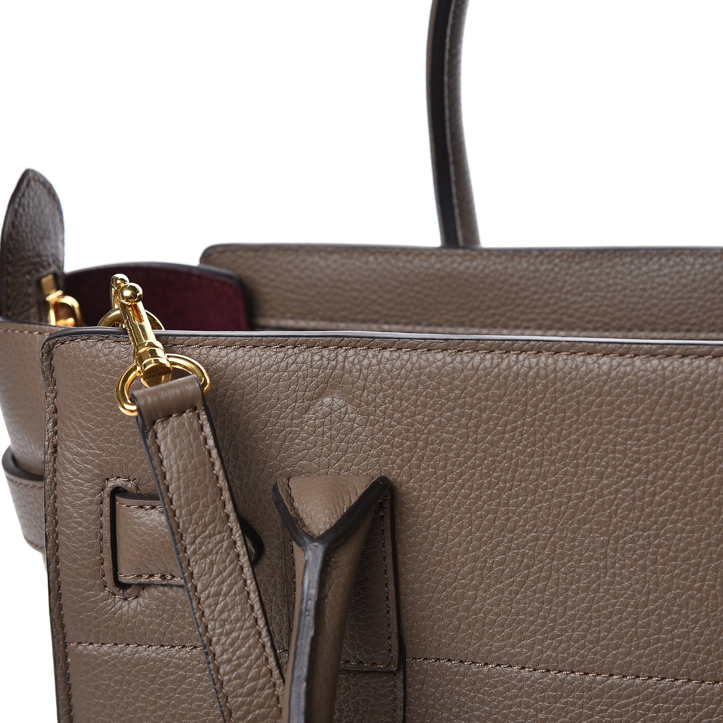 Small Classic Grain Small Bayswater Zip Tote Clay