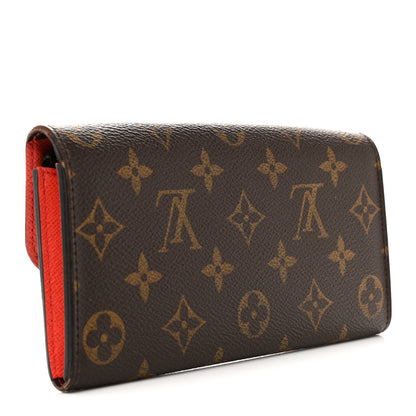 Louis Vuitton Monogram Emilie Wallet Poppy 3 of 13