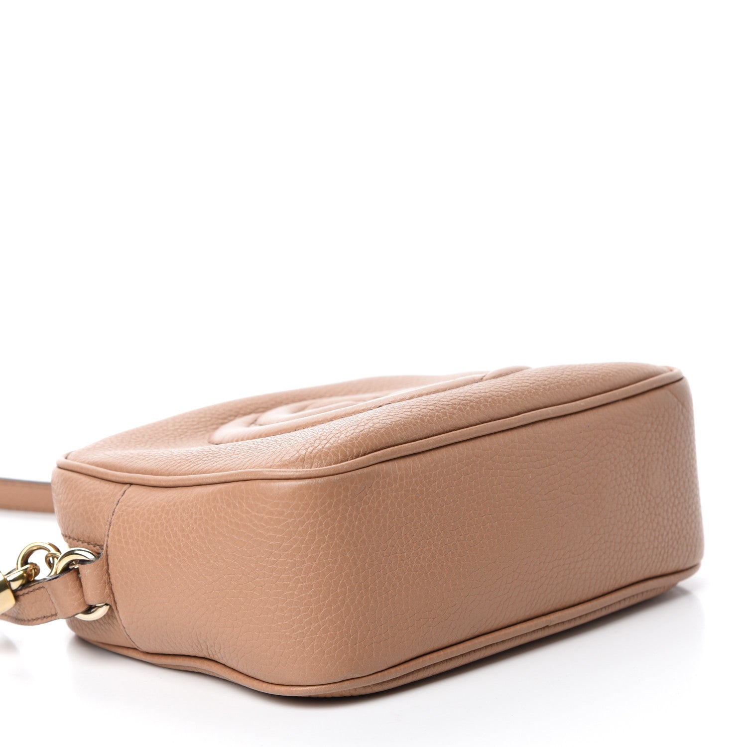 Gucci Pebbled Calfskin Small Soho Disco Bag Rose Beige 4 of 14