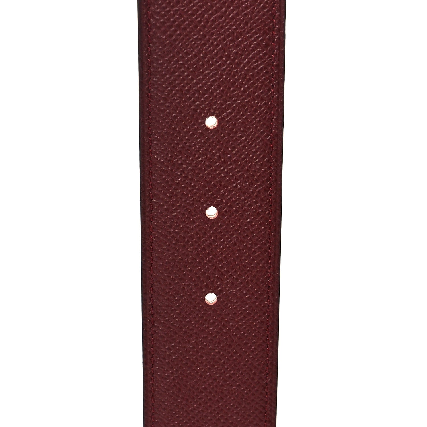 Hermes Epsom 32mm Constance H Belt 85 Gold Rouge H 3 of 5