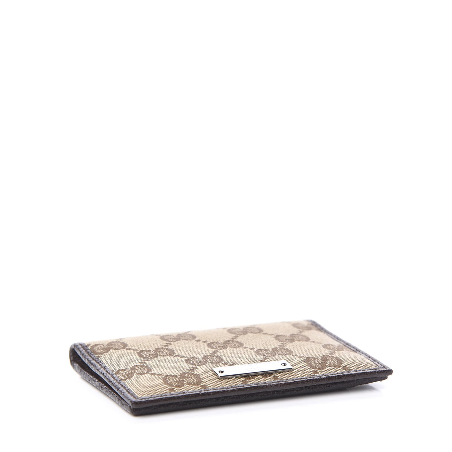 GG Monogram Bi-Fold Wallet Dark Brown